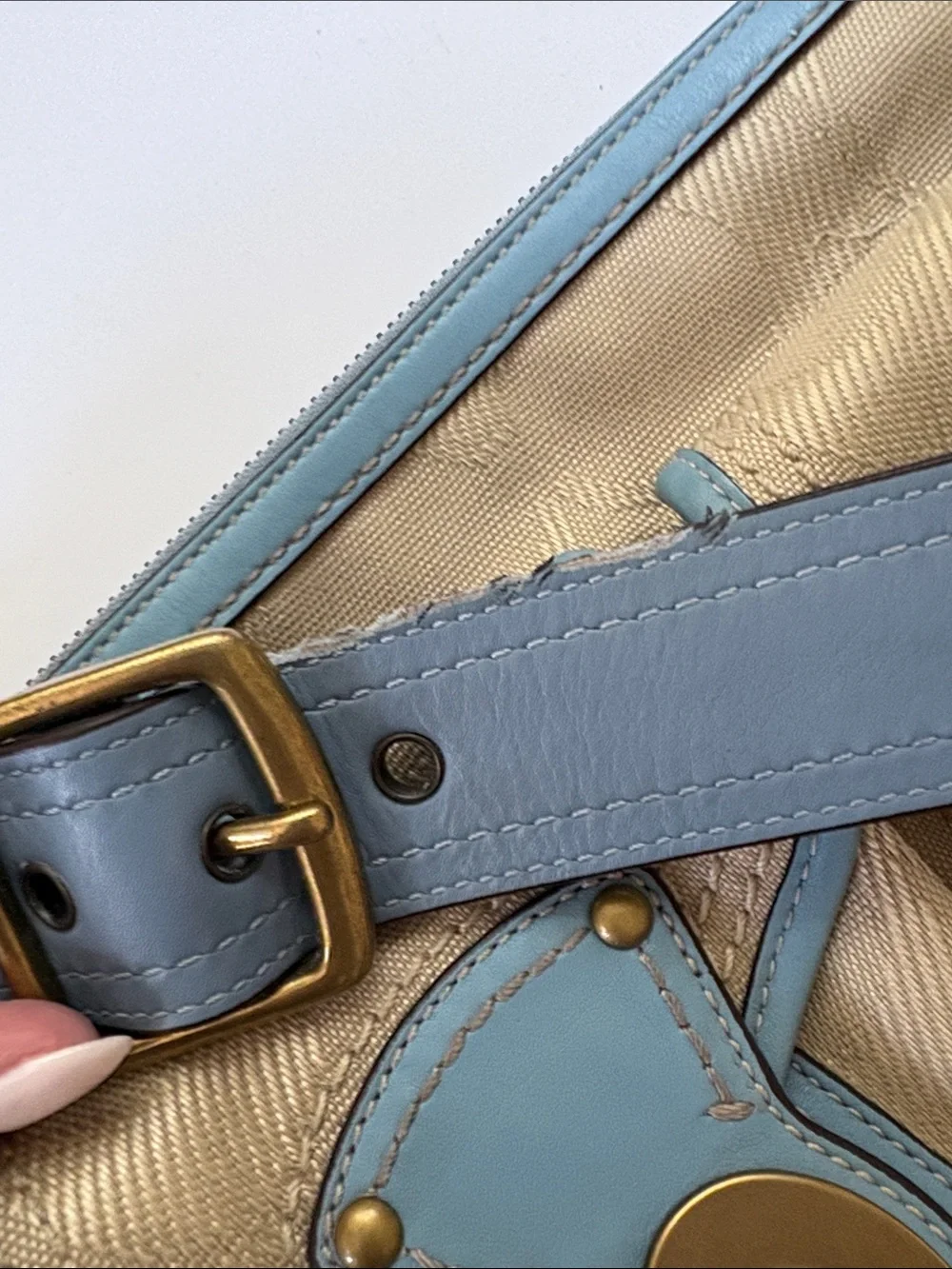 Rare Vintage Legacy Coach Turnlock shoulder bag